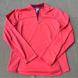 Kalenji Coral Quarter-Zip Pullover Women’s S/M Long Sleeve Shirt Sweater